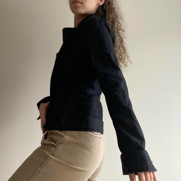 Black denim jacket nwt deadstock - Picture 2 of 4